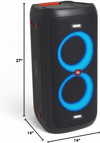 Vista 11 de JBL PartyBox 100 - Altavoz portátil inalámbrico Bluetooth de alta potencia para fiestas