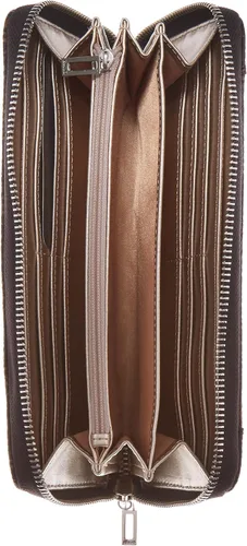 Vista 3 de GUESS Factory Stephi - Cartera grande con cremallera