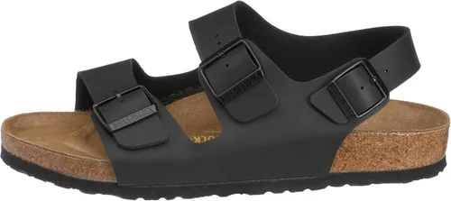 Vista 11 de Birkenstock Milano Birko-Flor Sandalias Negras Hombre 35