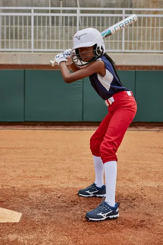 Vista 3 de Mizuno Girls' Belted Fastpitch Softball Pant