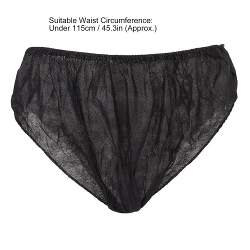 Vista 5 de 50 piezas de ropa interior desechable, calzoncillos desechables protectores y ropa interior para incontinencia y ostomía