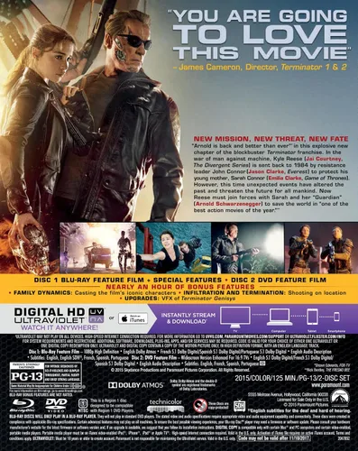 Vista 3 de Terminator Genisys (Blu-ray + DVD + Digital HD)