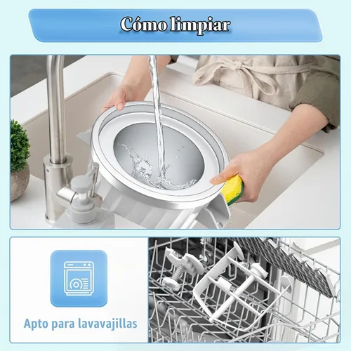 Vista 6 de Accesorio para máquina de helados de 2 cuartos para batidoras KitchenAid, se adapta a 4.5 cuartos de galón, 5 cuartos de galón/6 cuartos de galón