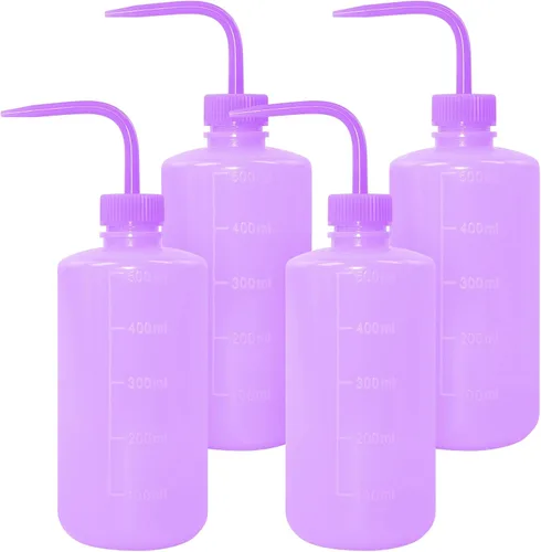 Vista 20 de Paquete de 4 botellas de lavado de tatuajes con difusor de chorro de agua (negro, 5.1 fl oz)