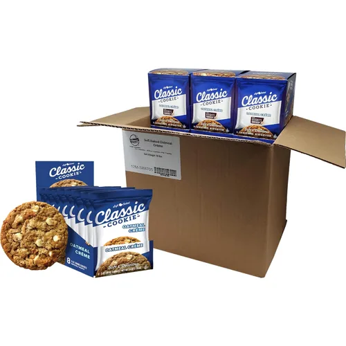 Vista 21 de Galletas de brownie Classic Cookie suavemente horneadas en forma redonda, 2 cajas, 16 galletas envueltas individualmente
