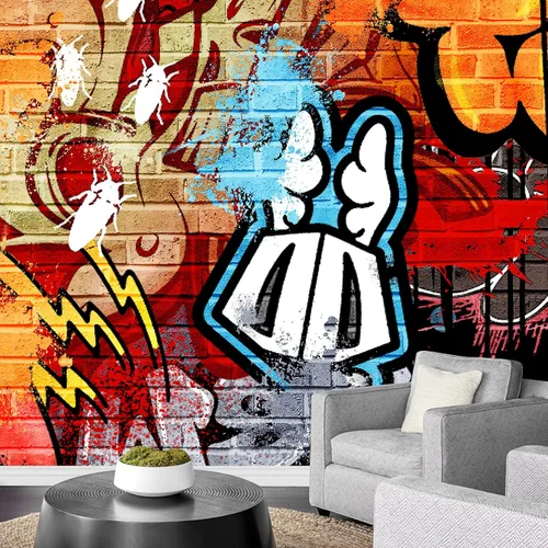 Vista 31 de wall26 - Pintura de arte abstracto marrón y beige - Mural de pared extraíble Papel pintado autoadhesivo grande - 66x96 pulgadas
