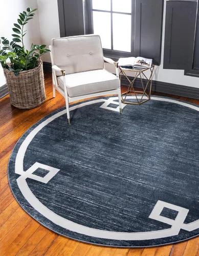 Vista 28 de Unique Loom Colección Uptown de Jill Zarin - Alfombra moderna con textura de estilo griego, color beige (1.25 x 1.85 m)