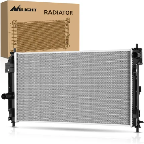 Vista 9 de Nilight Radiador para Jeep Liberty 3.7L 2002 2003 2004 2005 2006, Radiador de Refrigerante del Motor con Enfriador de Aceite, Transmisión