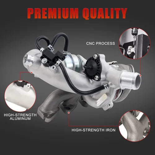 Vista 5 de Turbocompresor de 1.4 L con kits de instalación completos compatibles con Buick Encore 2013-2021 Chevy Chevrolet Cruze 2011-2015 Sonic 2012-2020