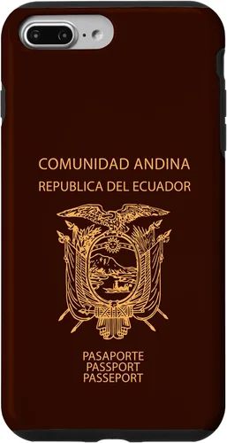 Vista 12 de Funda para iPhone 12 Pro Max Ecuador, pasaporte de Ecuador, bandera de Ecuador
