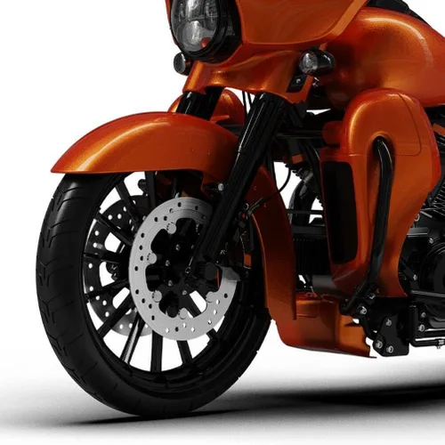 Vista 9 de HR3 Guardabarros delantero de whisky ámbar a juego compatible con Street Glide FLHX 2014 y Road Glide FLTRX 2016 (reemplazo para OEM)