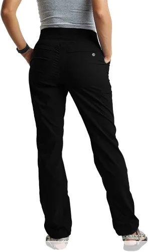 Vista 5 de Aurgelmir Womens Outdoor Hiking Climbing Pants Cotton Athletic Workout Lounge Jogging Pants with Pockets