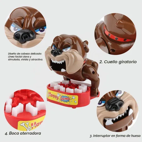 Vista 3 de Zerodis Buster Bone Game, divertido juguete complicado para perro, juego de mesa para perros, tarjetas de juguete complicado, juego de mesa