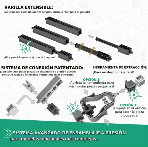 Vista 8 de Engino STEM Toys, Physics Laws: Inertia, Friction & Circular Motion, Engineering Kit for Kids 9+, Creative STEM Projects, Gifts for Boys & Girls