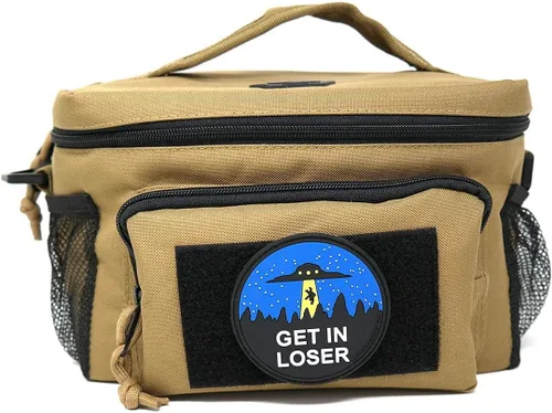 Vista 6 de Alien UFO Enthusiast PVC Hook and Loop Patch - Paquete de 2 parches tácticos