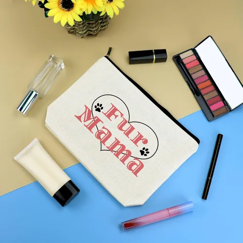 Vista 3 de Mikela Bolsa de cosméticos para amantes de los perros, 427_NO1 Fur Mama