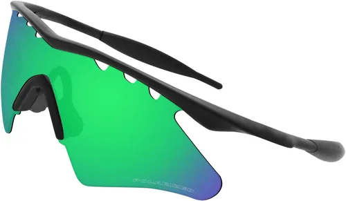 Vista 2 de BroLizard 2.0mm Thick Polarized Lens Replacement for Oakley M Frame Heater Vented Sunglasses - Aqua Green Polarized Lenses Mirror Coating
