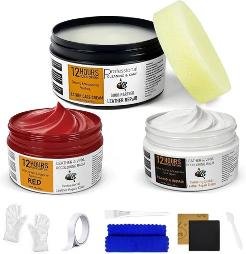 Vista 10 de Kit de reparación de cuero de secado rápido 12H, Beige