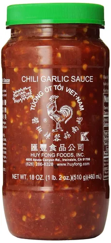 Vista 6 de Salsa de ajo y chile Huy Fong, 18 oz.