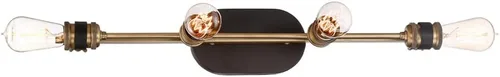 Vista 3 de DESIGNERS FOUNTAIN Miles 91002-VB - Lámpara de tocador de baño con 2 luces, bronce vintage, 91002-VB