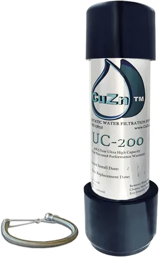 Vista 11 de CuZn Filtro de agua debajo del fregadero para grifo del fregadero, 10 K galones o 1 año de vida útil de filtración, reduce PFA, PFOS, plomo, cloro