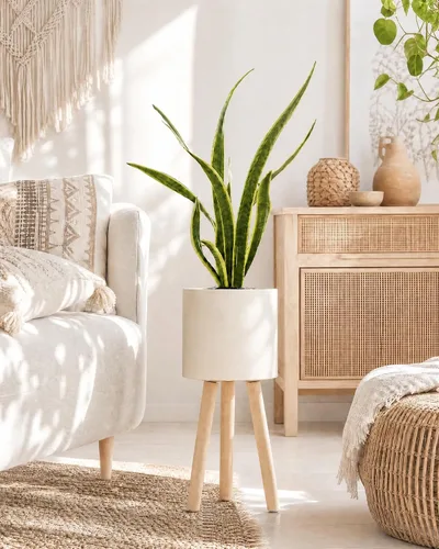 Vista 2 de Bamworld - Soporte para plantas de interior para plantas