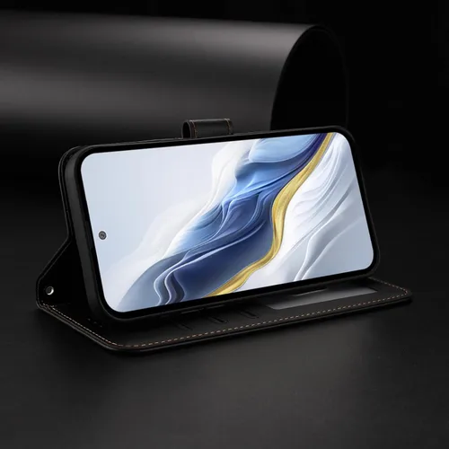 Vista 9 de Funda abatible compatible con Realme P1 Pro, compatible con Realme 12 Pro 5G / 12 Pro Plus 5G 【Correa con cordón】【Cartera con ranura