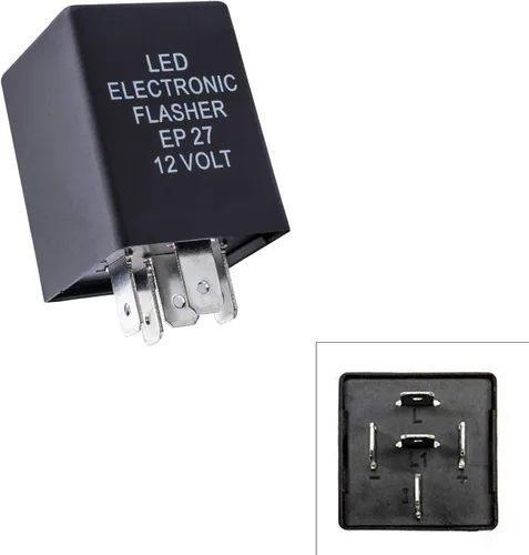 Vista 10 de x xotic tech 1 relé electrónico LED intermitente CF12 de 12 V y 2 pines para instalar bombillas LED de señal de giro LED con problemas de hiperflash