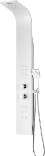 Vista 10 de ANZZI Sistema de Panel de Cabezal de Regadera Fontan Acero Cepillo 6 Chorros Turbo & Multifuncional Jet de Alta Presión + Lluvia + Combo