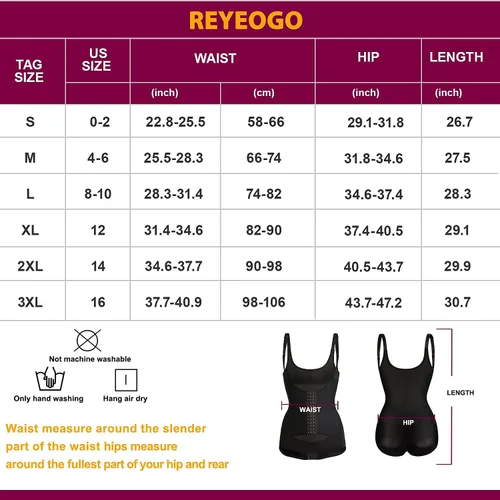 Vista 7 de REYEOGO Entrenador de cintura para mujer, moldeador de cuerpo firme, levantador de glúteos, control de abdomen, faja adelgazante