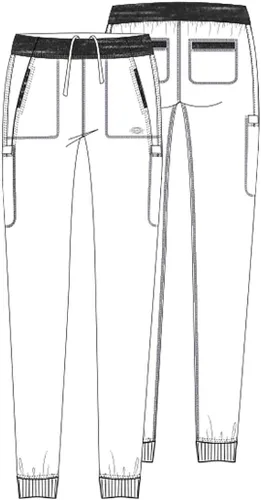 Vista 7 de Dickies Dynamix - Pantalón de uniforme médico, estilo deportivo, con elevación natural y pierna angosta