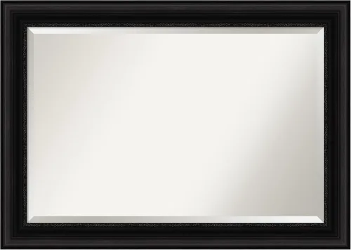 Vista 14 de Amanti Art Espejo de pared, espejo de marco negro para decoración de pared o para usar como espejo de baño para sobre el fregadero