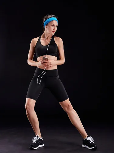 Vista 5 de NELEUS Pantalones cortos de compresión para mujer con bolsillo