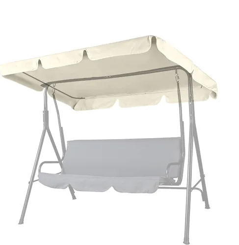 Vista 10 de Yescom - Cubierta de repuesto para toldos de sillas oscilantes UV30 + 180 gsm, Beige