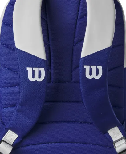 Vista 3 de WILSON US Open 2023 Tour Mochila Blanco/Azul Marino