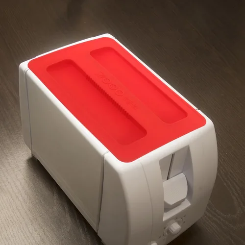 Vista 5 de UPKOCH Protector de tapa de tostadora de silicona para máquinas de pan, prevención de polvo y suciedad, accesorio de cocina práctico y resistente