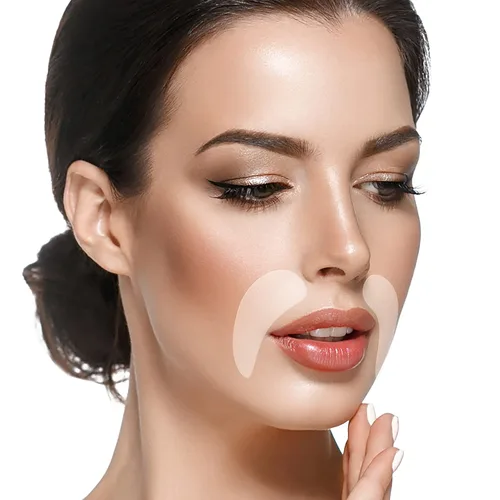 Vista 8 de Blumbody Parches antiarrugas para la frente, parches faciales antiarrugas para suavizar los ojos y las arrugas de la frente, cinta facial sin