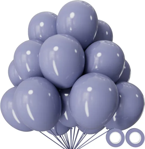 Vista 50 de 110 globos negros pequeños de látex negro de 5 pulgadas, mini globos negros gruesos de cumpleaños para decoración de bodas, baby shower. B01-negro