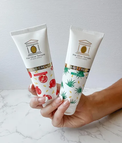 Vista 2 de Crema de manos con aceite de oliva, fórmula hidratante profunda y nutritiva para manos suaves y flexibles (aloe), 3.38 onzas líquidas