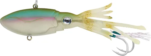 Vista 8 de Nomad Design Señuelo de pesca vibratorio patentado original de Squidtrex – Señuelo de plástico suave TPE con aroma añadido para agua salada