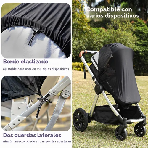 Vista 3 de Parasol para cochecito de bebé, cubierta para asiento de automóvil, parasol para cochecito de bebé, sombra oscura, corte de sombra 96% de rayos UV