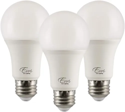 Vista 8 de Euri Lighting EA19-15W2020e, LED A19 15 W (equivalente a 100 W), 1600 lm, regulable, base E26 de 2700 K (blanco cálido) totalmente cerrada