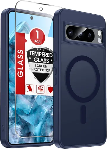 Vista 102 de LeYi Funda para teléfono Samsung-S23: protector de pantalla e imán MagSafe Púrpura