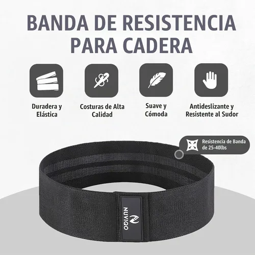 Vista 5 de Set de 9 accesorios para gimnasio con almohadilla para pesas con 2 correas de seguridad - 2 correas de tobillo para máquina de cable - 2 correas