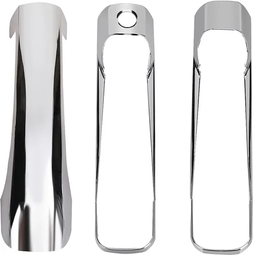 Vista 3 de Tutor Auto Coberturas de manija de puerta cromadas Compatibles con Dodge Ram 1500 2500 3500 2009-2018 - Manija de puerta exterior Compatible