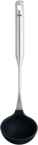 Vista 6 de Fissler Cucharón de silicona esencial, utensilio de cocina antiadherente resistente al calor para sopas, salsas y guisos, mango ergonómico