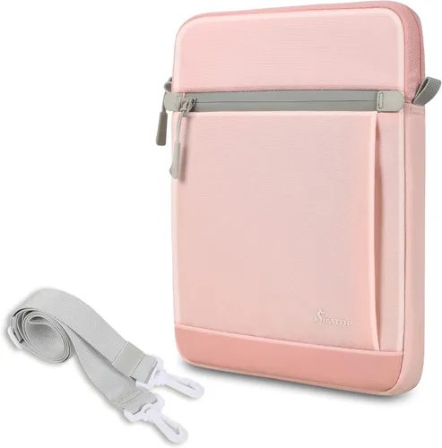 Vista 8 de Funda para tablet de 12.9 a 13 pulgadas, compatible con iPad Pro de 13 pulgadas/12.9 pulgadas, Galaxy Tab S9 FE+ 12.4 / S9 FE 10.9, cremalleras YKK