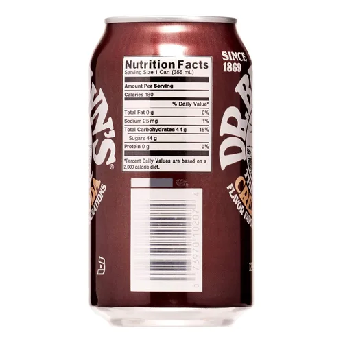 Vista 2 de Dr. Browns Soda, crema de soda, lata de 12 onzas (paquete de 18, total de 216 onzas)