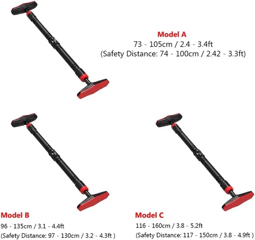 Vista 7 de Gimnasio Equipo Puerta Pull Up Bar Bar Home Bar Puerta Marco Acero Chin Up Barras Sin Tornillo Fuerza De Instalación Pull Up Barras