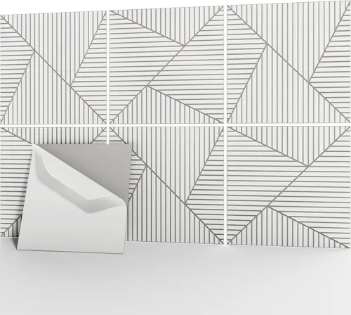 Vista 14 de JaneTech Paneles acústicos de pared de 23.62 x 23.62 pulgadas, 6 paneles absorbentes de sonido, reducción de ruido y control de eco para decoración